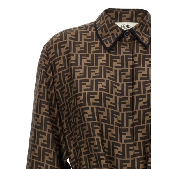 Fendi Brown twill dress - Picture 15 of 15